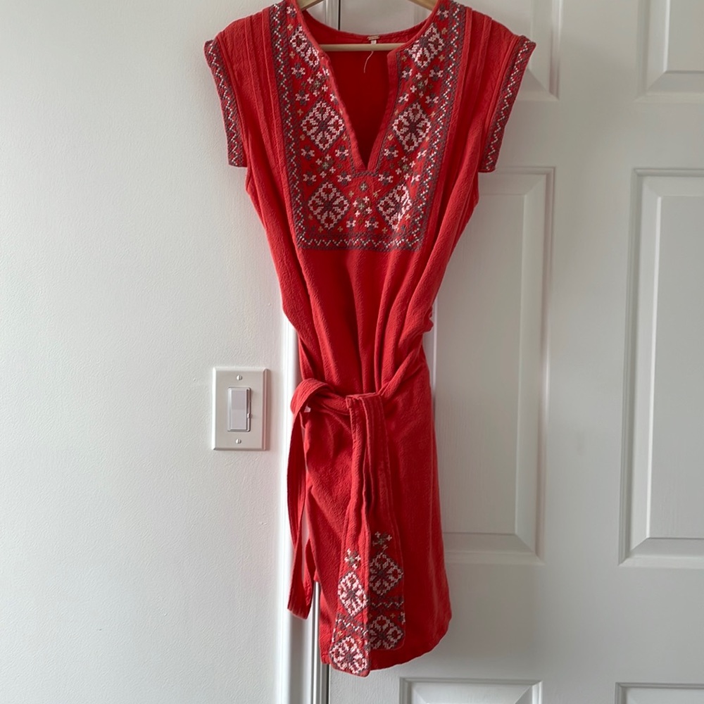 Free People embroidery dress